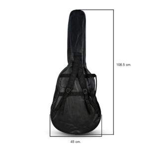 Makana กระเป๋ากีต้าร์โปร่ง หนังบุฟองน้ำหนา 5 มิล ขนาดภายนอก กว้าง 45 ซม. ยาว 108.5 ซม.