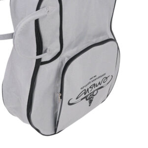 Carabao Guitar Bag กระเป๋ากีต้าร์โปร่ง 40 CG คาราบาว สีเทา ผ้าบาง ด้านหน้าสกรีน โลโก้ 40 ปี คาราบาว