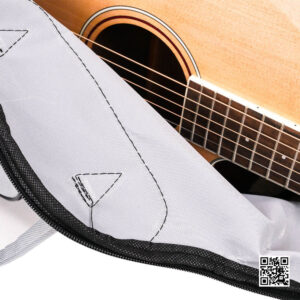 Carabao Guitar Bag กระเป๋ากีต้าร์โปร่ง 40 CG คาราบาว สีเทา ผลิตจากผ้า 600D เคลือบ PVC กันน้ำ ผ้าซับในเป็นผ้าร่ม