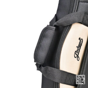 กระเป๋ากีต้าร์ไฟฟ้า บุหนา 20 มิล EB-2128 สีดำ มีสายสะพายและหูหิ้วด้านข้าง