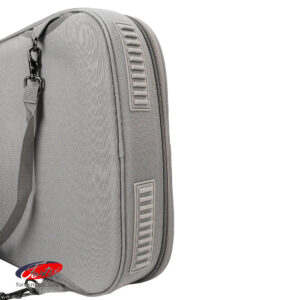 JC กระเป๋าเบสไฟฟ้า บุหนา 23 มิล BB-2029 สีเทาดำ มียางรองก้นกระเป๋า ด้านล่าง และ ด้านข้าง