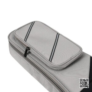 JC กระเป๋าเบสไฟฟ้า บุหนา 23 มิล BB-2029 สีเทาดำ ผลิตจากผ้า 600D เคลือบ PVC กันน้ำ ผ้าซับในเป็นผ้าขนสัตว์