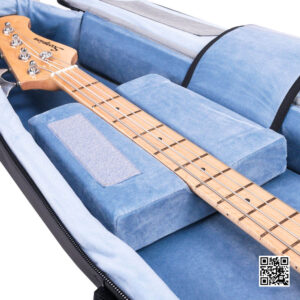 JC กระเป๋าเบสไฟฟ้า บุหนา 23 มิล BB-2121 สีดำ มีหมอนรองคอภายในกระเป๋า