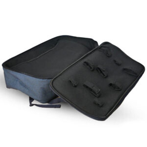 กระเป๋ากลองไฟฟ้า Jc-2030 SPD-30 สีกรม ด้านในมีสายสำหรับรัดอุปกรณ์