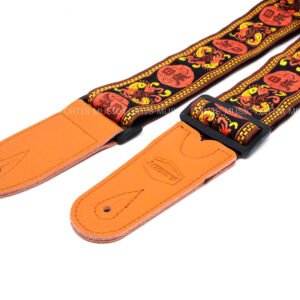 MUSE สายสะพายกีตาร์โปร่ง JAC G37 หัวหนังแท้ Guitar Strap