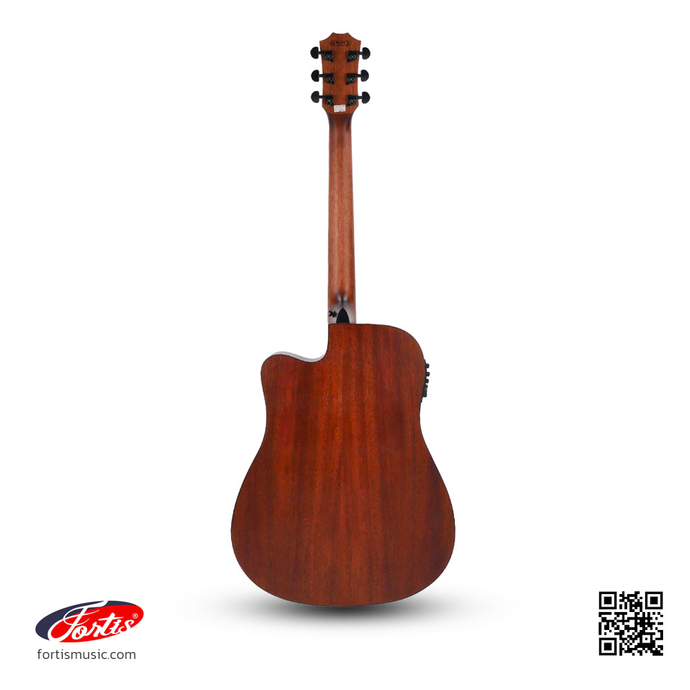 คุณสมบัติไม้และเคลือบเงา : Top Solid Spruce