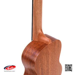Mentreel อูคูเลเล่ 23 นิ้ว UK-23-120 สีอ่อน ไม้ด้านหลัง Laminated Sapele