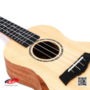 Mentreel Ukulele ไม้ด้านหน้า Solid Spruce