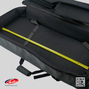 JUDY กระเป๋าคีย์บอร์ด 61 คีย์ JCA-2003L-61 สีดำ เสริมความแข็งแรงของกระเป๋าด้วยวัสดุกันกระแทก EPE โฟมหนา 20 มม.
