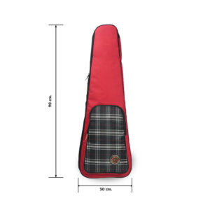 D&J กระเป๋าพิณ ออนซอน RD-06 สีแดง-ดำ ขนาดกว้าง 30 cm ยาว 90 cm