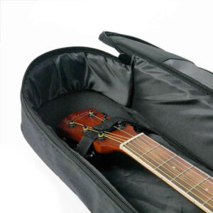 D&J กระเป๋าซอฟเคส กระเป๋ากีต้าร์โปร่ง 36 นิ้ว รุ่น ADJ36-10A สี CBK ผ้าที่ใช้ในการตัดเย็บ เป็น CW เนื้อหนาด้านหลังเคลือบด้วย PVC ที่เสริมความแข็งแรง ทนทาน