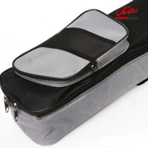 Fortis Guitar Bag กระเป๋ากีต้าร์โปร่ง 41 นิ้ว รุ่น GP-Series Gray สีเทา ผลิตจากผ้าร่ม TC-200 มีความหนาทนทาน