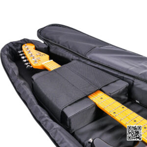 JC Guitar Bag กระเป๋ากีต้าร์ไฟฟ้า EB-2213 สีดำ มีหมอนรองคอภายในกระเป๋า