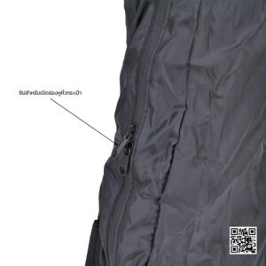 016060 ผ้าคลุมกันฝนกระเป๋ากีตาร์ไฟฟ้า มีช่องซิปสำหรับหูหิ้วกระเป๋าด้านข้าง