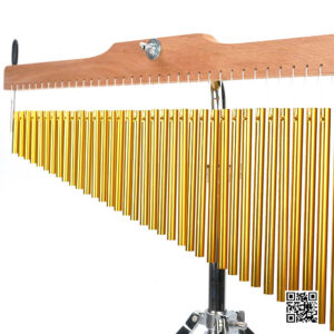 ระฆังราว ราวเบล 36 บาร์ สีทอง ขาตั้งโครเมี่ยม ราวระฆังสีทอง แข็งแรง