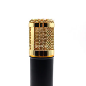 Microphone Condenser ไมค์คอนเดนเซอร์ S-2000A ไมค์บันทึกเสียง หัวไมค์สีทอง