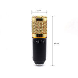 Microphone Condenser ไมค์คอนเดนเซอร์ S-2000A ขนาดความกว้าง 45 มม. สูง 155 มม.