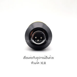 Microphone Condenser ไมค์คอนเดนเซอร์ S-2000A เชื่อมต่อกับอุปกรณ์อื่นด้วยหัวแจ๊ค XLR