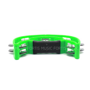 Tambourine แทมบูรีน ไฟเบอร์ MLY สีเขียว พกพาสะดวก เพราะมีน้ำหนักเบา