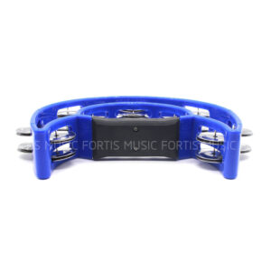 Tambourine แทมบูรีน ไฟเบอร์ MLY สีน้ำเงิน พกพาสะดวก เพราะมีน้ำหนักเบา