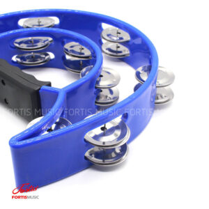 Tambourine แทมบูรีน ไฟเบอร์ MLY สีน้ำเงิน เล่นง่ายเหมาะสำหรับทุกเพศทุกวัย