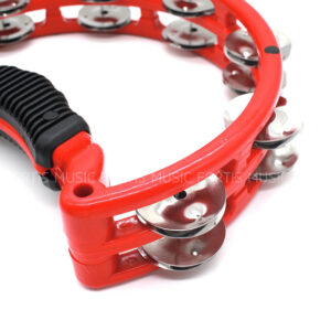 Tambourine แทมบูรีน ไฟเบอร์ A สีแดง พกพาสะดวกเพราะมีน้ำหนักเบา เล่นง่ายเหมาะสำหรับทุกเพศทุกวัย
