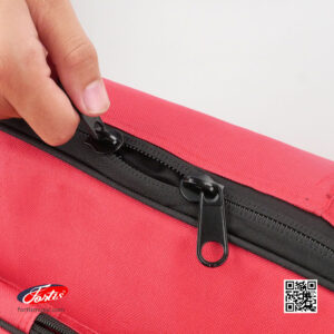 D&J กระเป๋ากีต้าร์โปร่ง 41 นิ้ว DJ10 สีแดง ภายในมีสายรัดคอกีตาร์