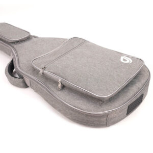 Electric Guitar Case กระเป๋ากีตาร์ไฟฟ้า EPL-023 สีเทา มีช่องเก็บของด้านหน้า 3 ช่อง