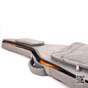 Electric Guitar Case กระเป๋ากีตาร์ไฟฟ้า EPL-023 สีเทา ผ้าซับในเป็นผ้าร่ม