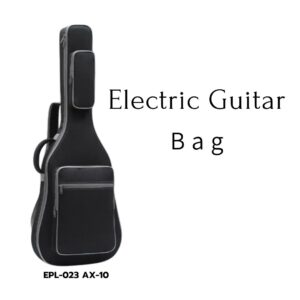กระเป๋ากีต้าร์ไฟฟ้า Electric Guitar Bag ELP-023 สีดำ ผลิตจากผ้า 600D เคลือบ PVC กันน้ำ ผ้าซับในเป็นผ้าร่ม