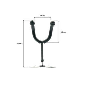 ขาแขวนกีต้าร์ ลายผีเสื้อ จุดแขวนกีต้าร์มีฟองน้ำกันรอย