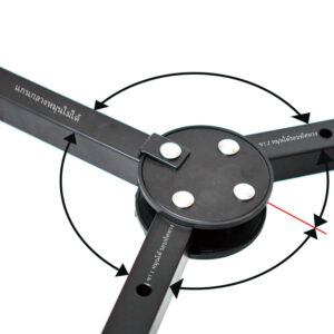 ขาตั้งเปียโน ขาตั้งคีย์บอร์ด ขาตั้งเอนกประสงค์ HY-10 ขาแกนกลางหมุนไม่ได้ ยาว 60 cm