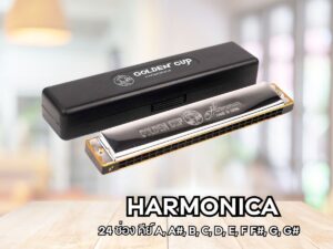 Harmonica Golden Cup 24 keys ฮาร์โมนิก้า เมาท์ออแกน