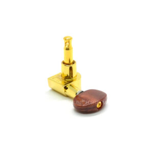 ลูกบิดกีต้าร์โปร่ง แบบตัน LS-814 สีทอง ลูกบิดเป็นแบบ Die cast (แบบตัน) ทรง โมเดิร์น ผลิตจากโลหะ ชุบทอง 24 K