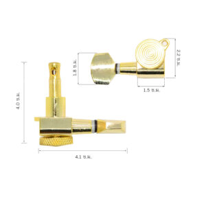 ลูกบิดกีต้าร์ไฟฟ้า ล็อคสาย FD-Lock สีทอง ทรง Wilkinson