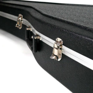 Guitar Hardcase ฮาร์ดเคสกีต้าร์โปร่ง H-WC-500 สีดำ ภายนอกทำจากพลาสติกสังเคราะห์ ABS แข็งแรงทนทาน