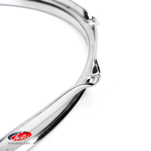 V-TECH HOOP ขอบกลอง 3.0 mm. 14 นิ้ว 10 lugs ขอบบน โลหะชุบโครเมี่ยม Electro