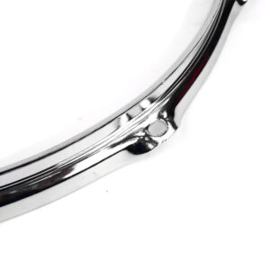 V-TECH HOOP ขอบกลอง 3.0 mm. 14 นิ้ว 10 lugs ขอบล่าง โลหะชุบโครเมี่ยม Electro