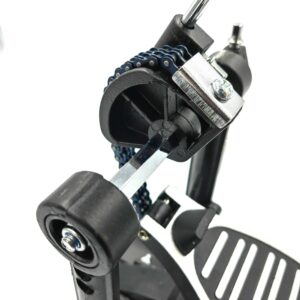 กระเดื่องกลอง กระเดื่องเดี่ยว DEX-100 ฆ้อนหมุนด้วยระบบ CAM ระบบโซ่เดี่ยว ให้แรงส่งที่เหมาะสม ควบคุมจังหวะได้ดี เหมาะกับการฝึกซ้อม